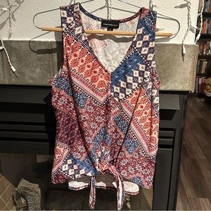 Fortune + Ivy Tie Top